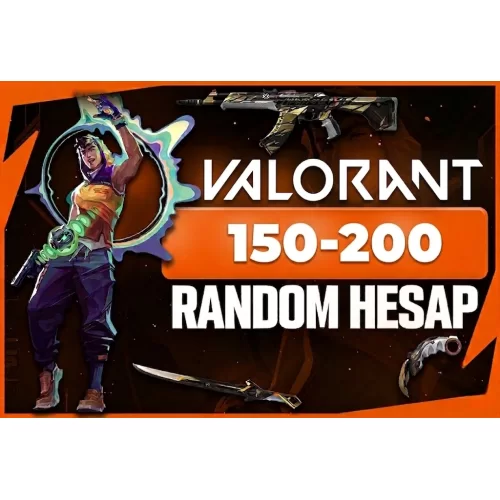  Valorant 150-200 Skinli Random Hesap
